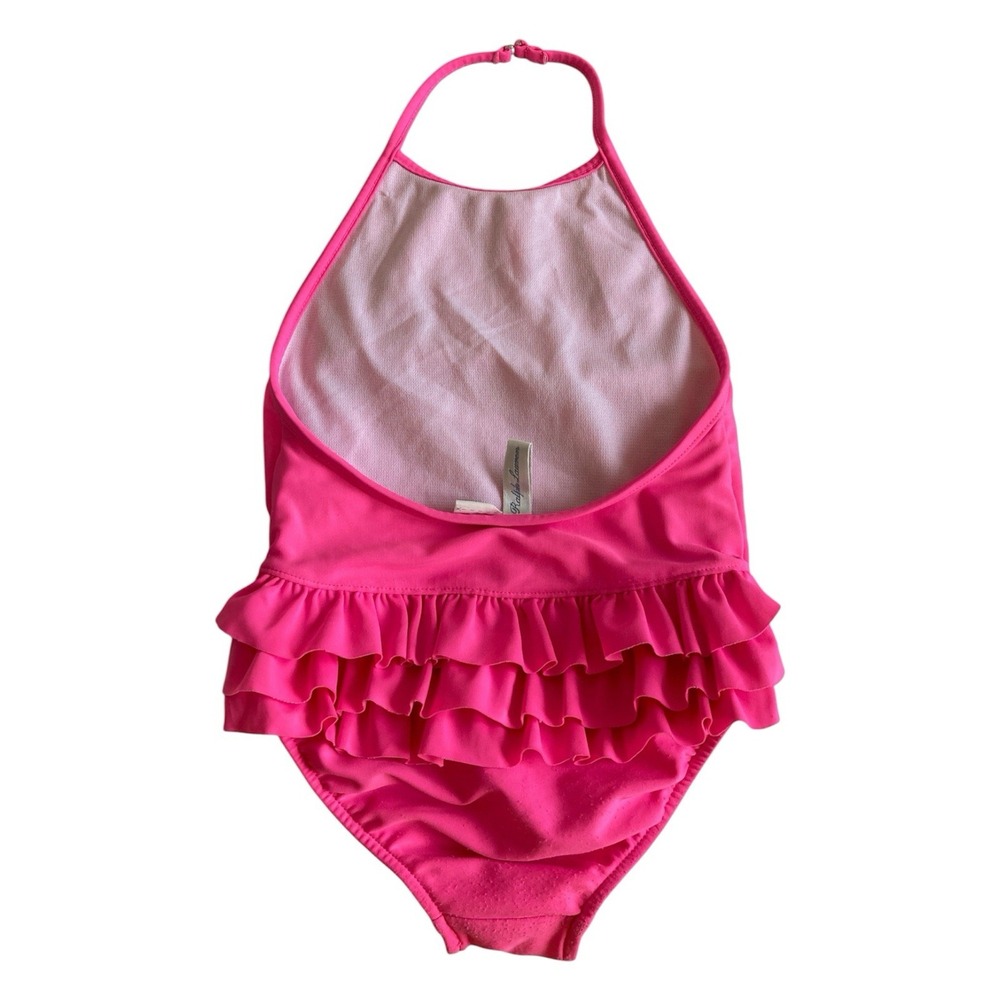 Ralph Lauren 18M Infant Soft Pink Quiet Luxury Swimsuit Baby Old Money One Piece